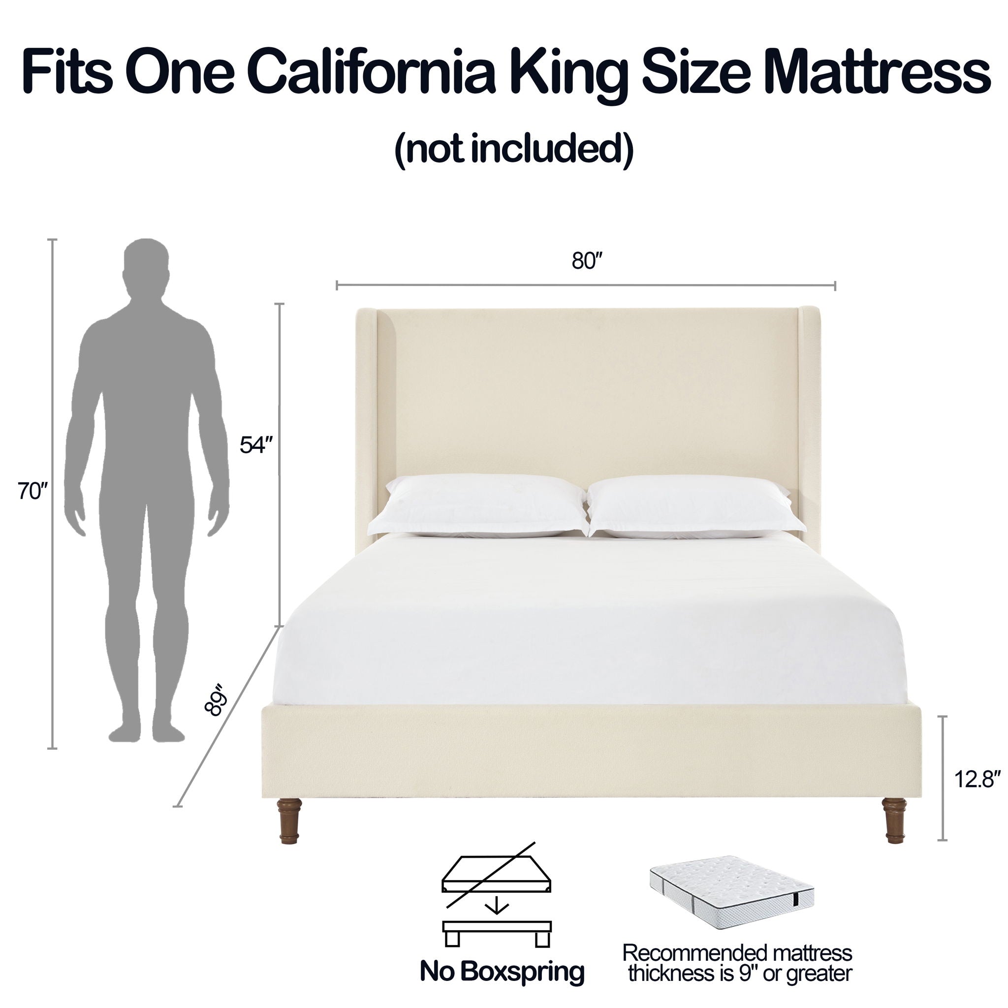 Harper - Tall Headboard Upholstered Bed