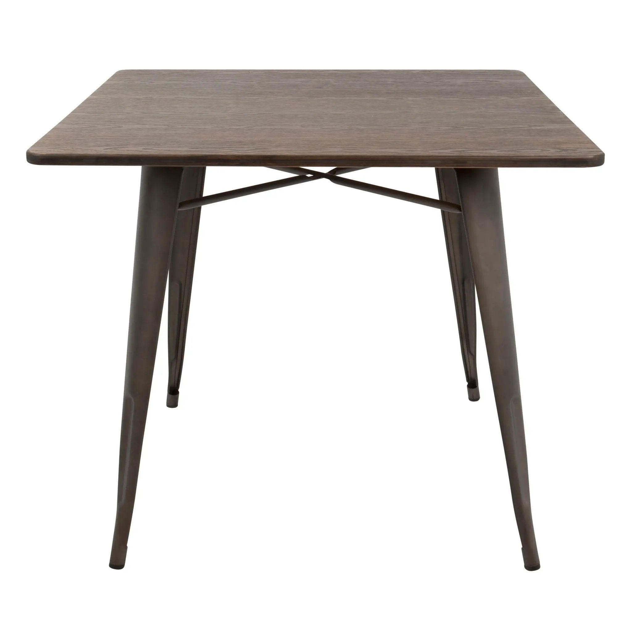 Oregon - Industrial / Farmhouse Dining Table - Espresso by HouseOfZazla
