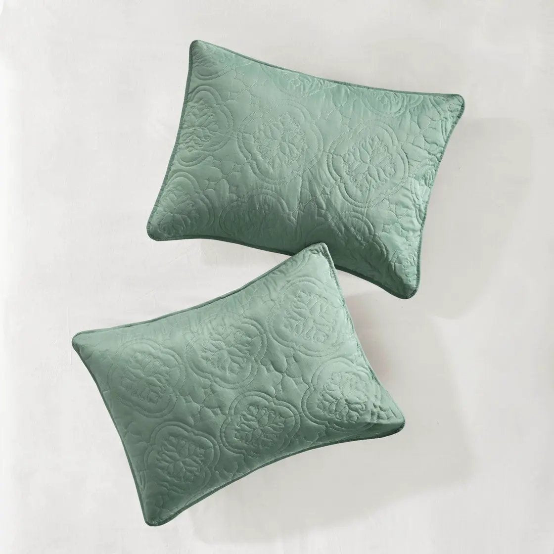 3 Piece Reversible Bedspread Set Seafoam King/Cal King by HouseOfZazla