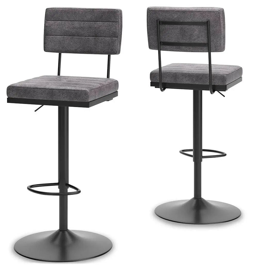 Strumford - Tall Swivel Barstool (Set of 2) by Unique Piece Furniture