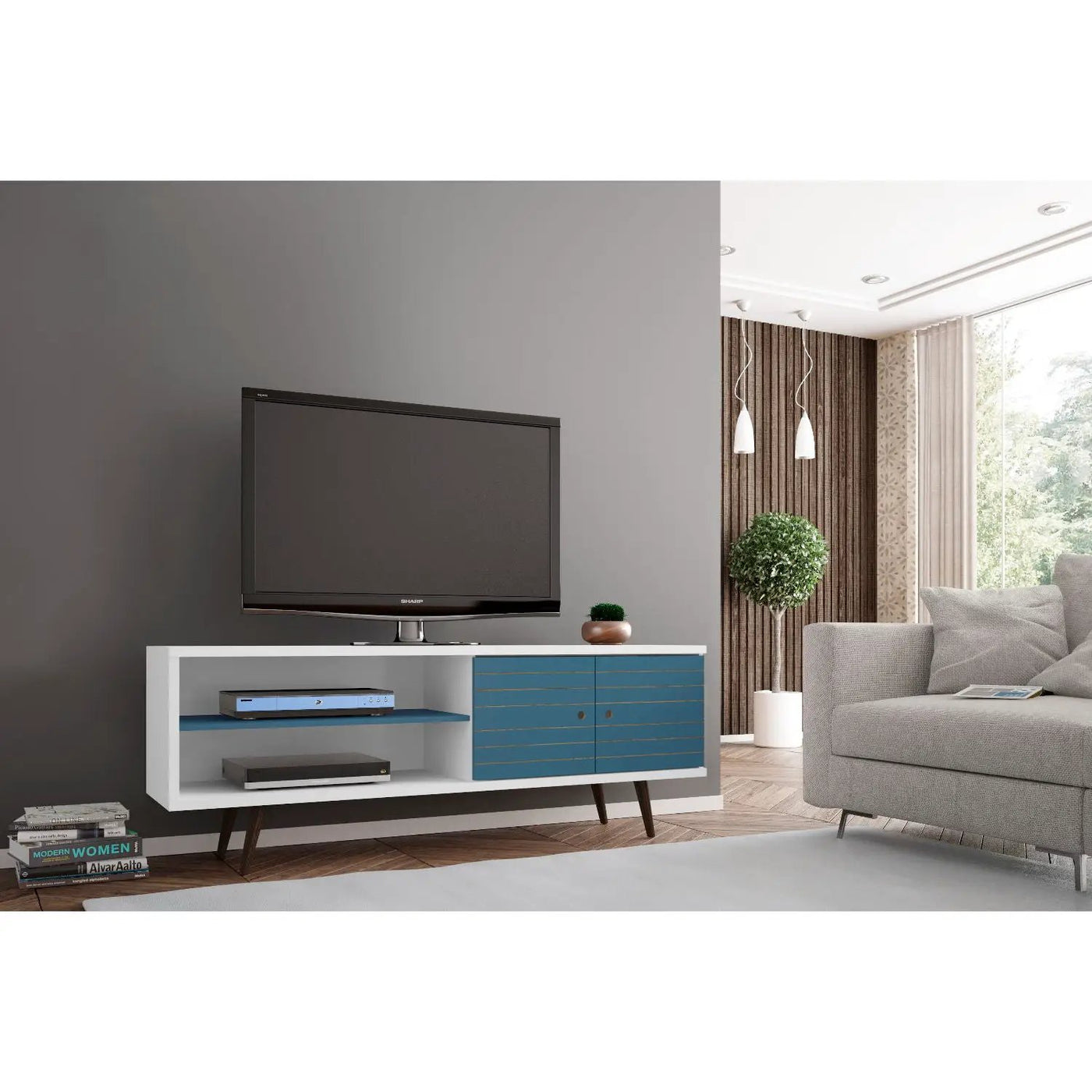 Liberty - TV Stand With For 46" - 60" TVs by HouseOfZazla