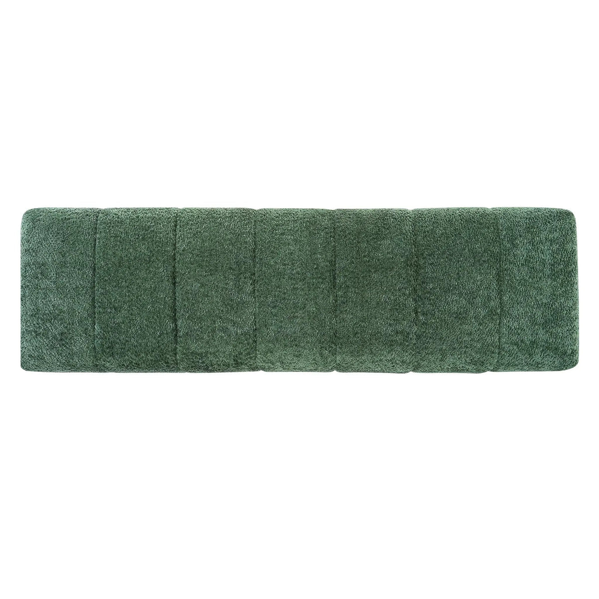 Green Boucle Upholstered Indoor Dining Bench by HouseOfZazla