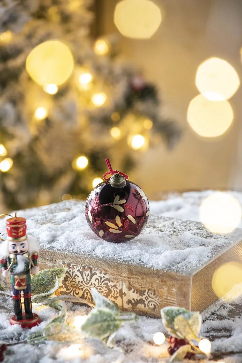 Christmas Ball Glass Decorative Hanging Ball Christmas Tree Ornaments, For Holiday Party Decorations by Unique Piece Furniture