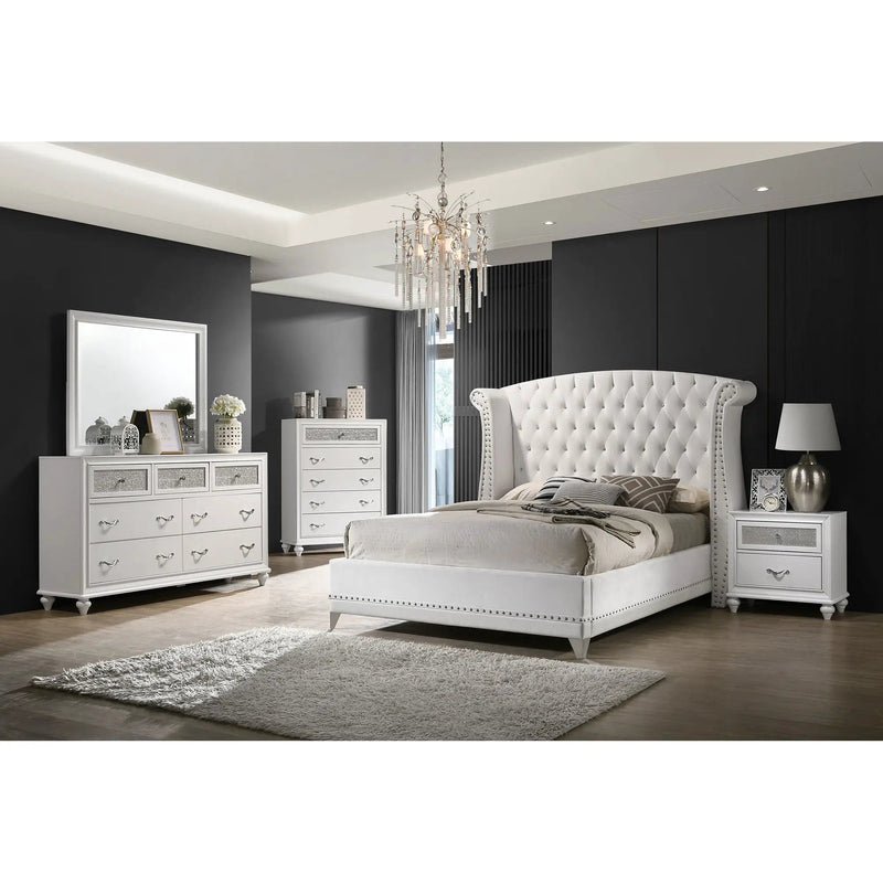 Randall White 5-Piece Queen Bedroom Set by HouseOfZazla