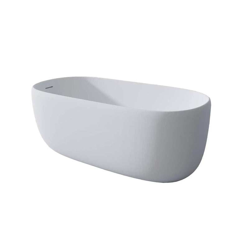 51" Freestanding Bathtub in Matte White by HouseOfZazla