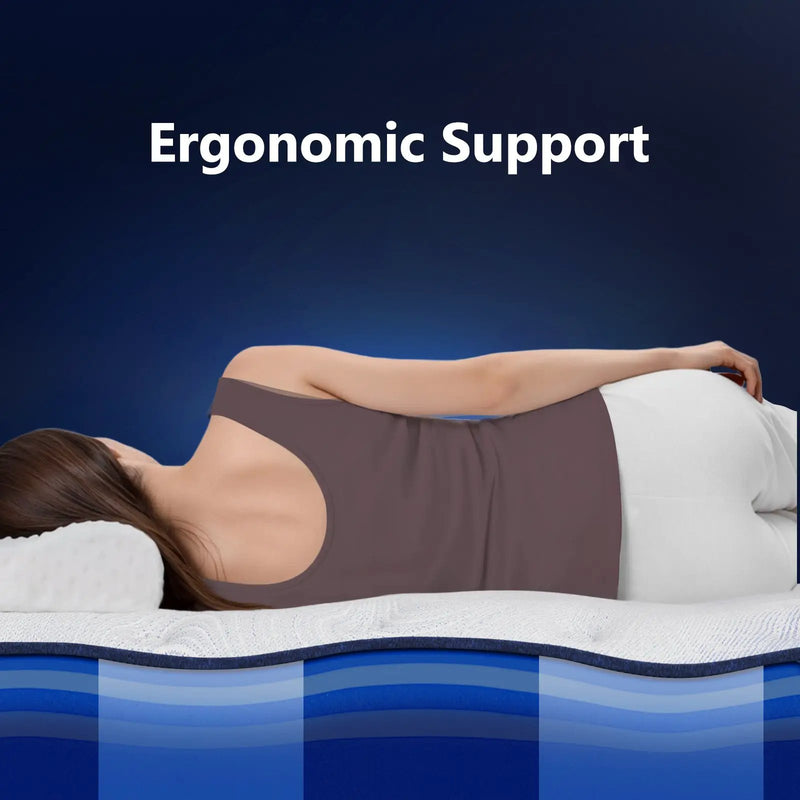Bedstory Spine Align Pro 14" King Firm Cooling Hybrid Mattress by HouseOfZazla