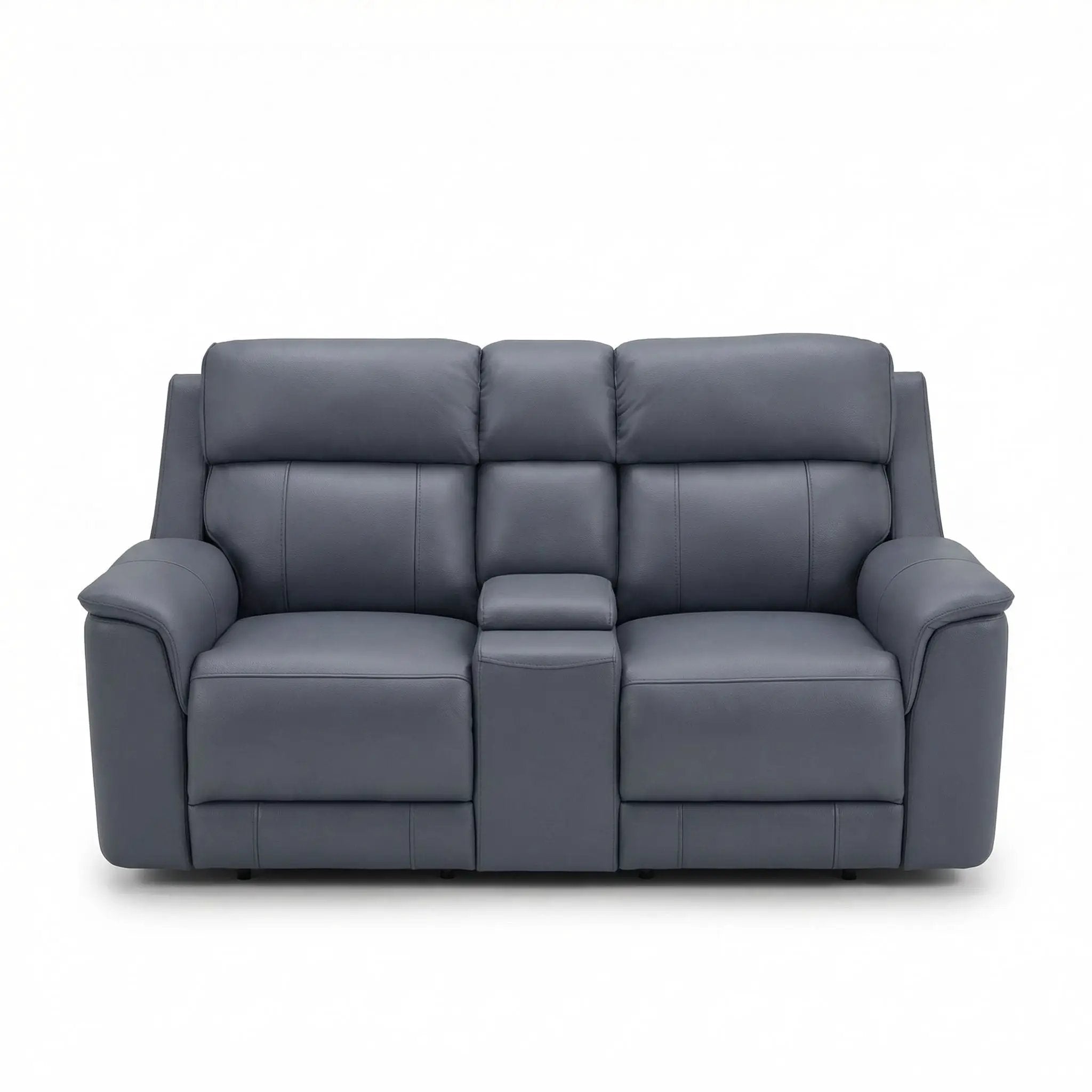 Oslo - Dual Power Reclining Loveseat With Console by Unique Piece Furniture