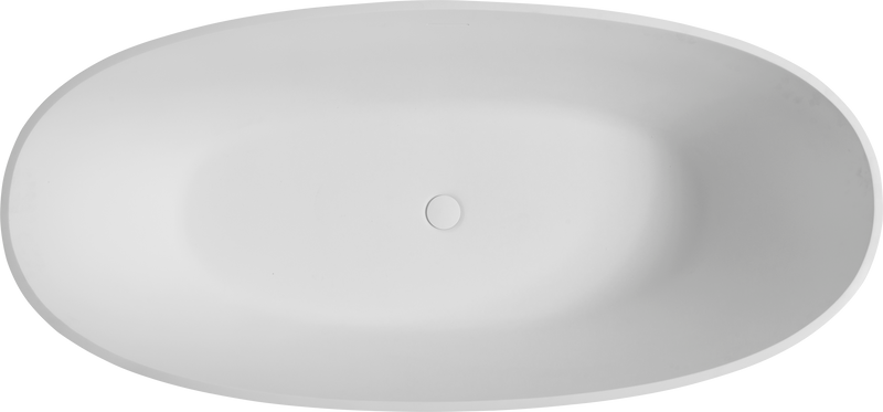 65" Freestanding Solid Surface Bathtub by HouseOfZazla