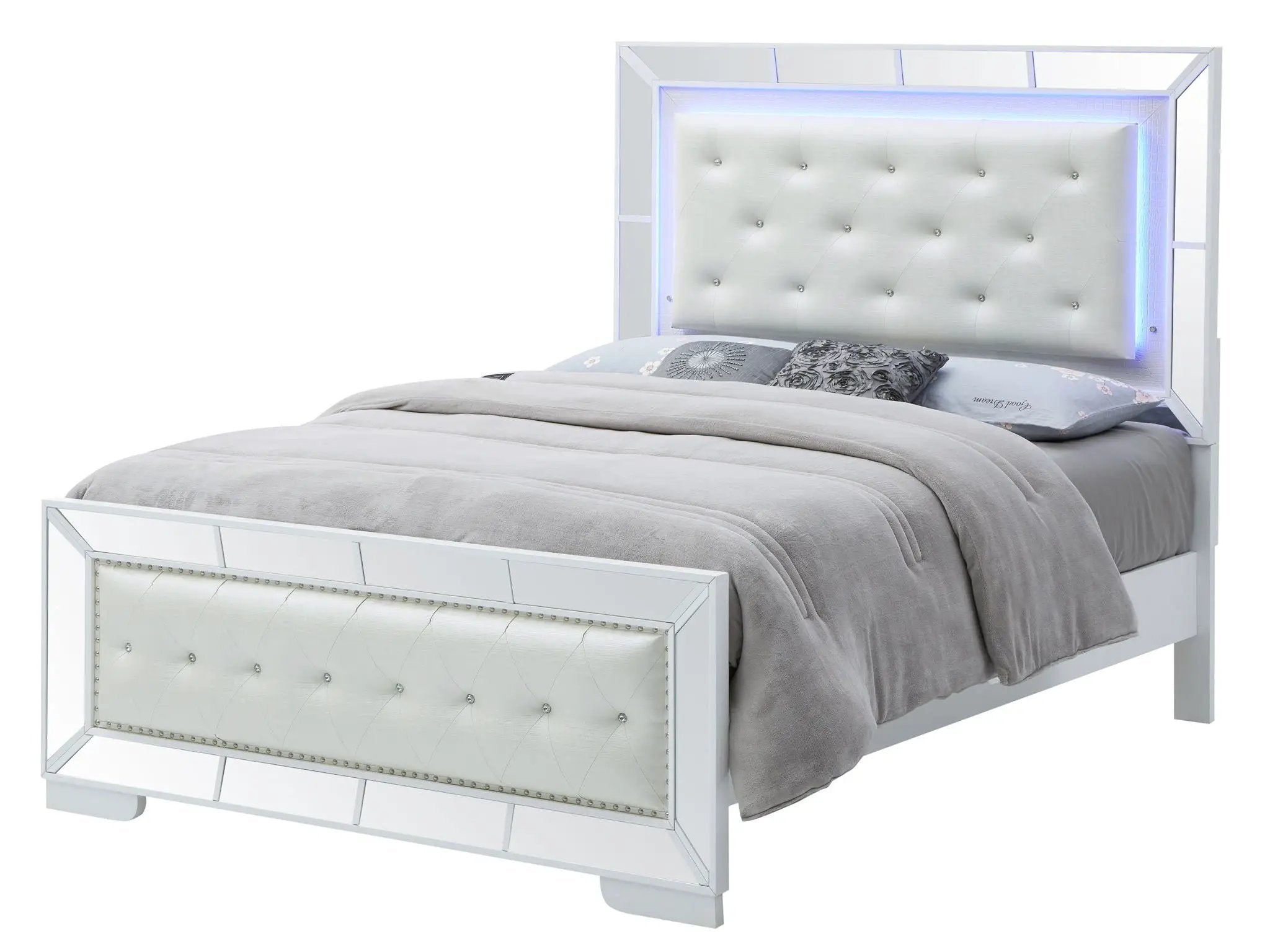 Elegant Modern Contemporary Bed by Unique Piece Furniture