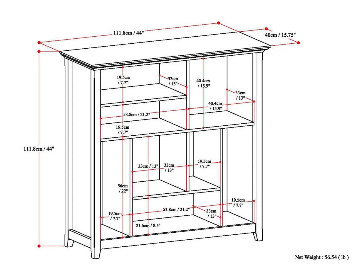Amherst - Multi Cube Bookcase And Storage Unit by Unique Piece Furniture