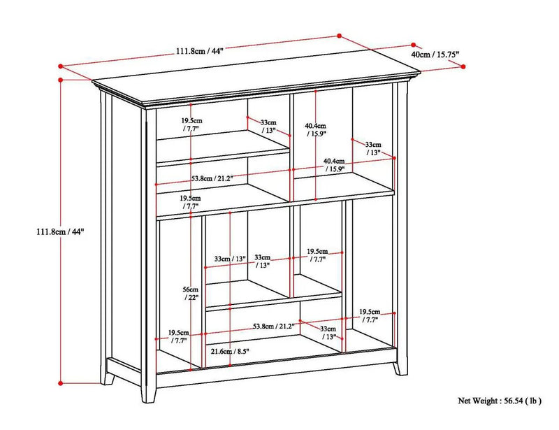 Amherst - Multi Cube Bookcase And Storage Unit by Unique Piece Furniture