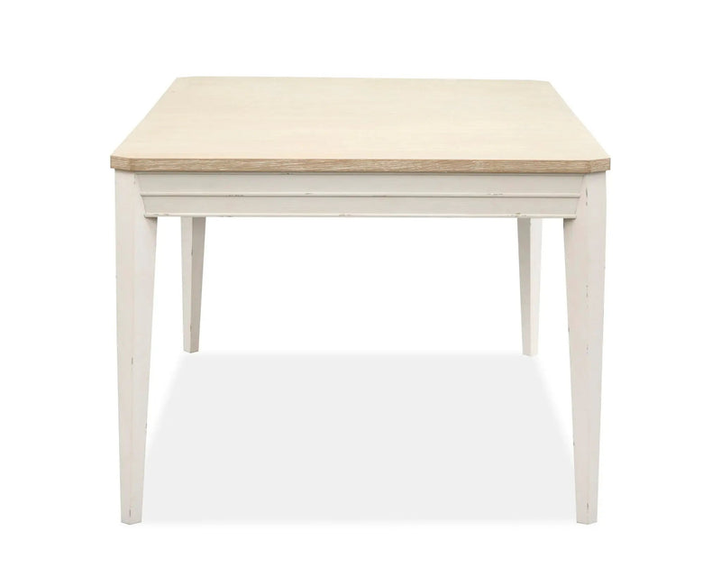 Echo Isles - Extendable Rectangular Dining Table - Sea Pearl And Driftwood by Unique Piece Furniture