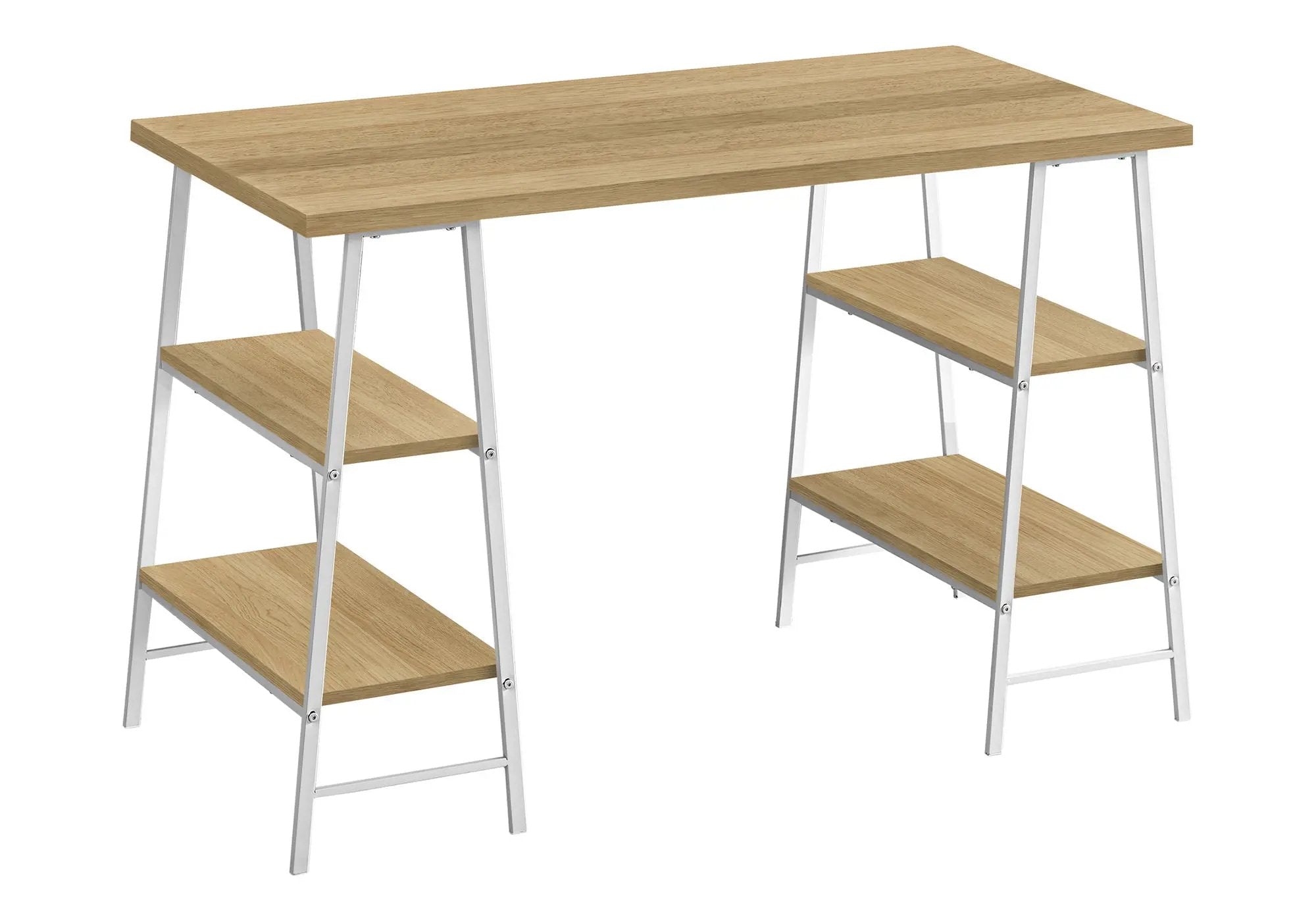 Computer Desk For Home Office, Laptop, Storage Shelves, Contemporary & Modern by Unique Piece Furniture