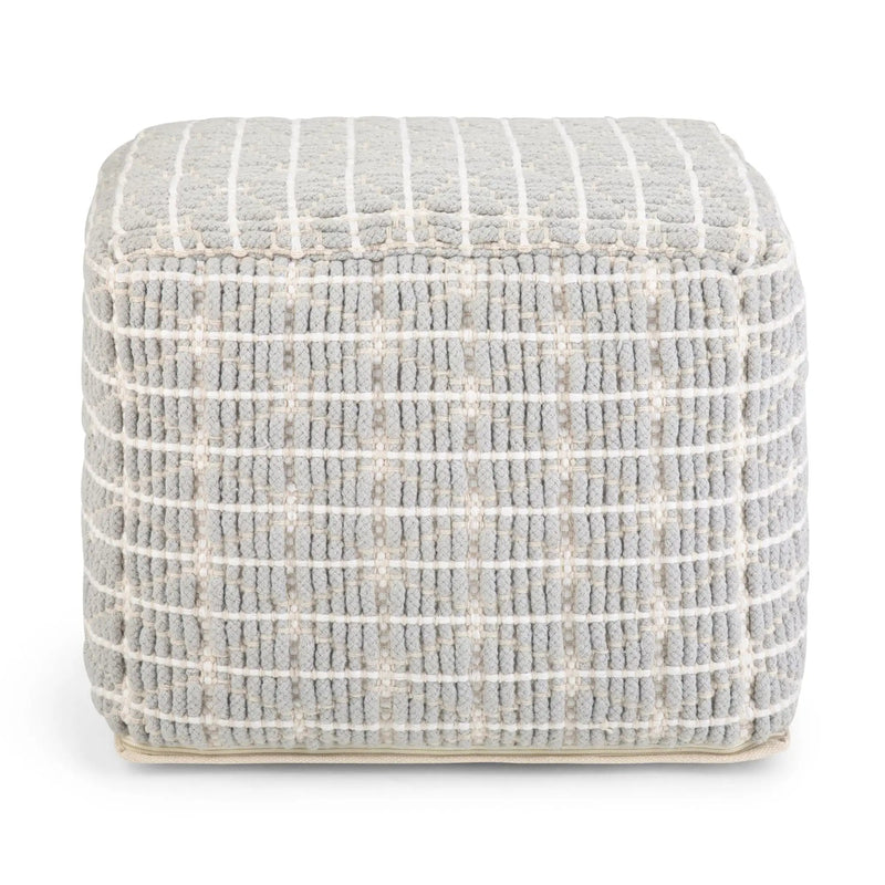 Noreen - Upholstered Square Pouf by HouseOfZazla