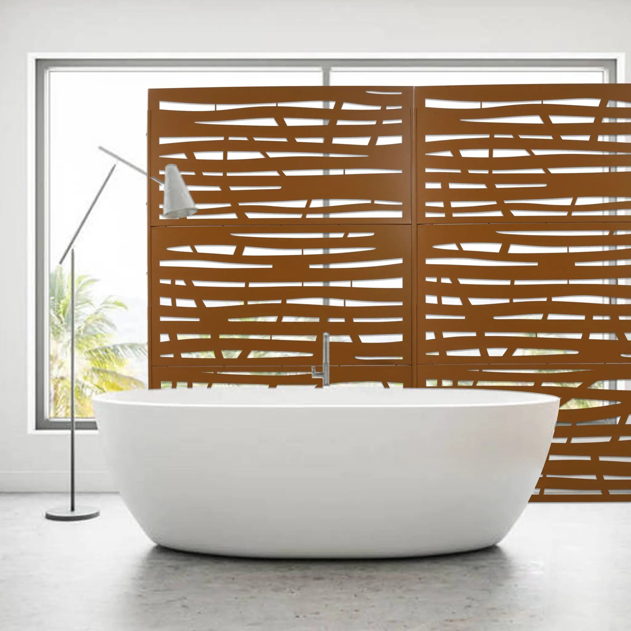 Outdoor & Indoor Privacy Screen Metal Privacy Screen by Unique Piece Furniture
