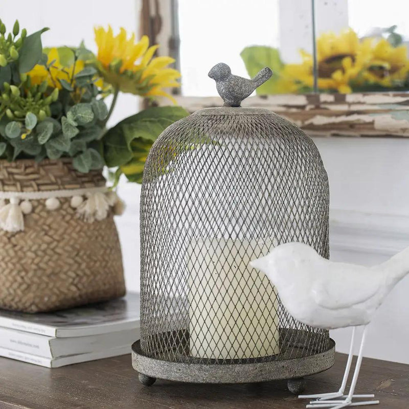 Ophira Sparrow Candle Holders (Set of 2) - Antique Gray by HouseOfZazla