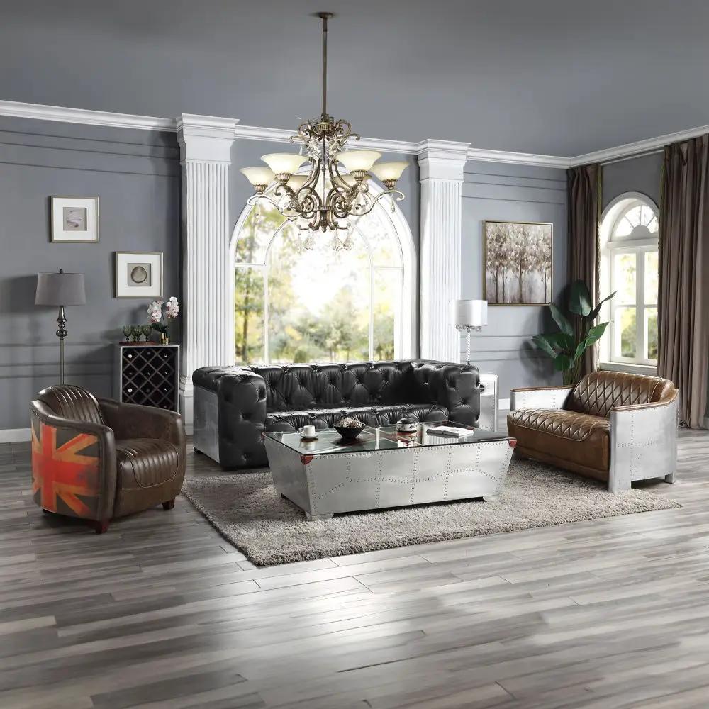 Brancaster - Coffee Table - Aluminum by Unique Piece Furniture