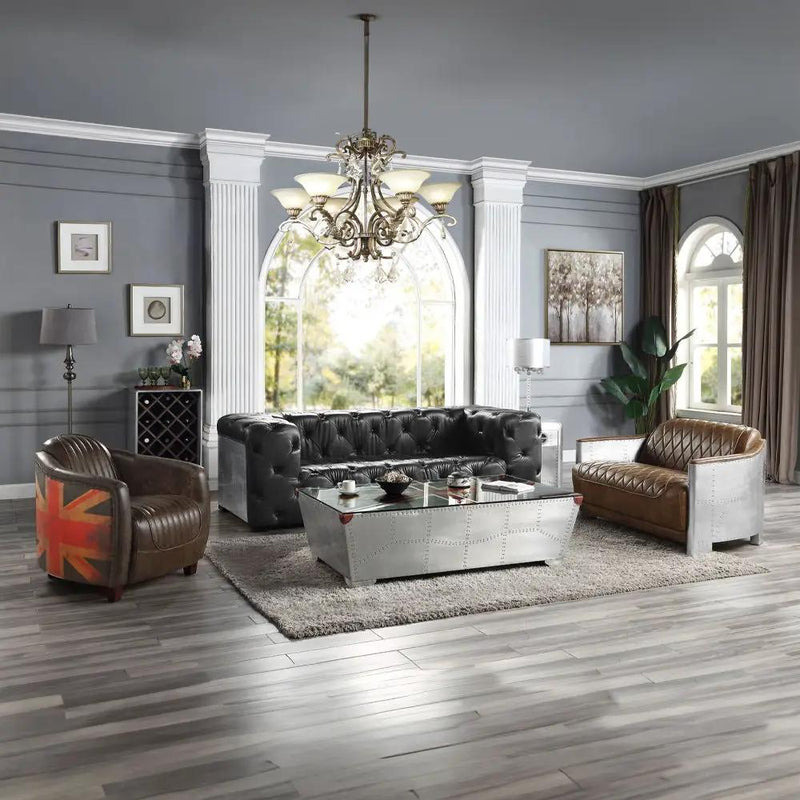 Brancaster - Coffee Table - Aluminum by Unique Piece Furniture