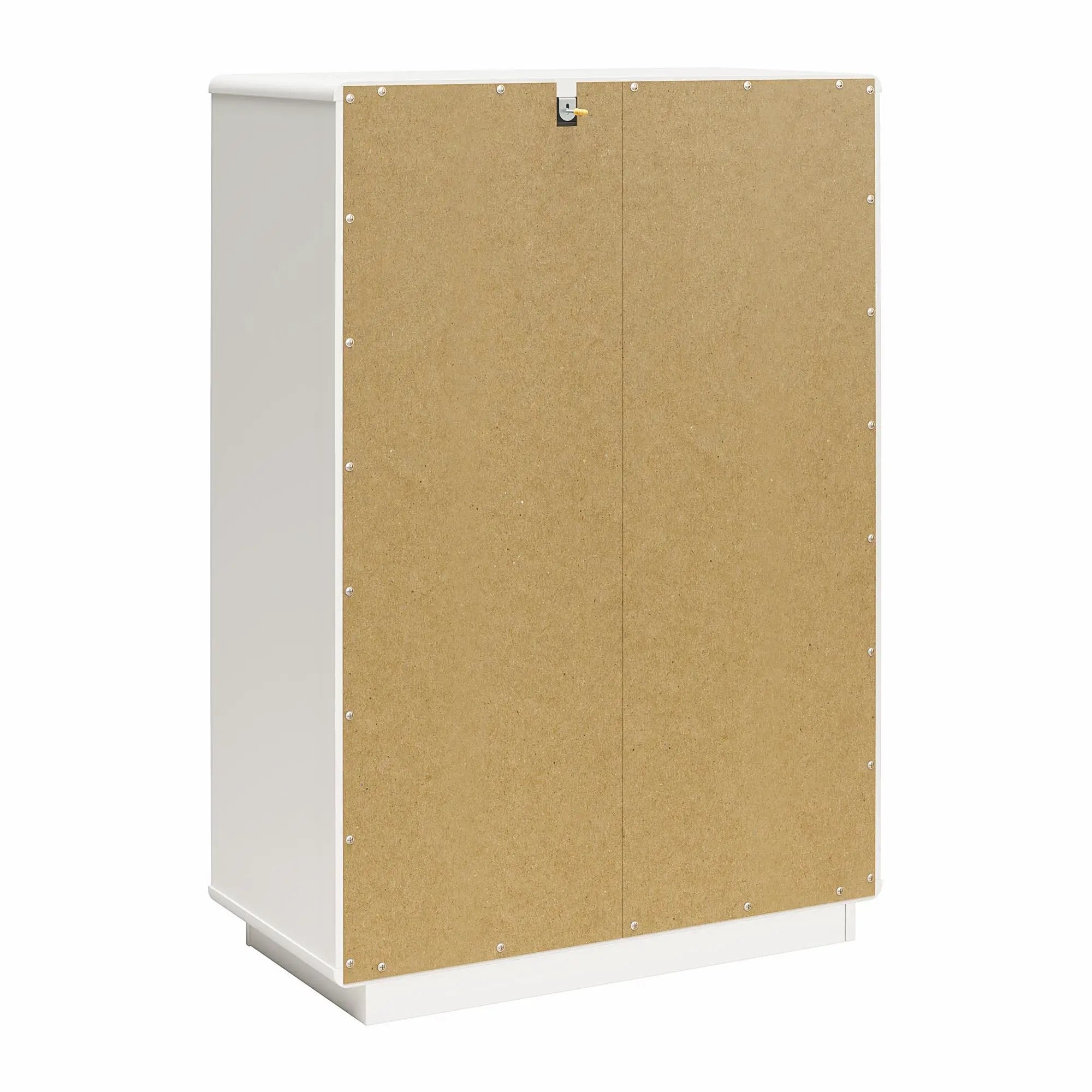 Valencia - 5 Drawer Dresser - White / Gray by HouseOfZazla