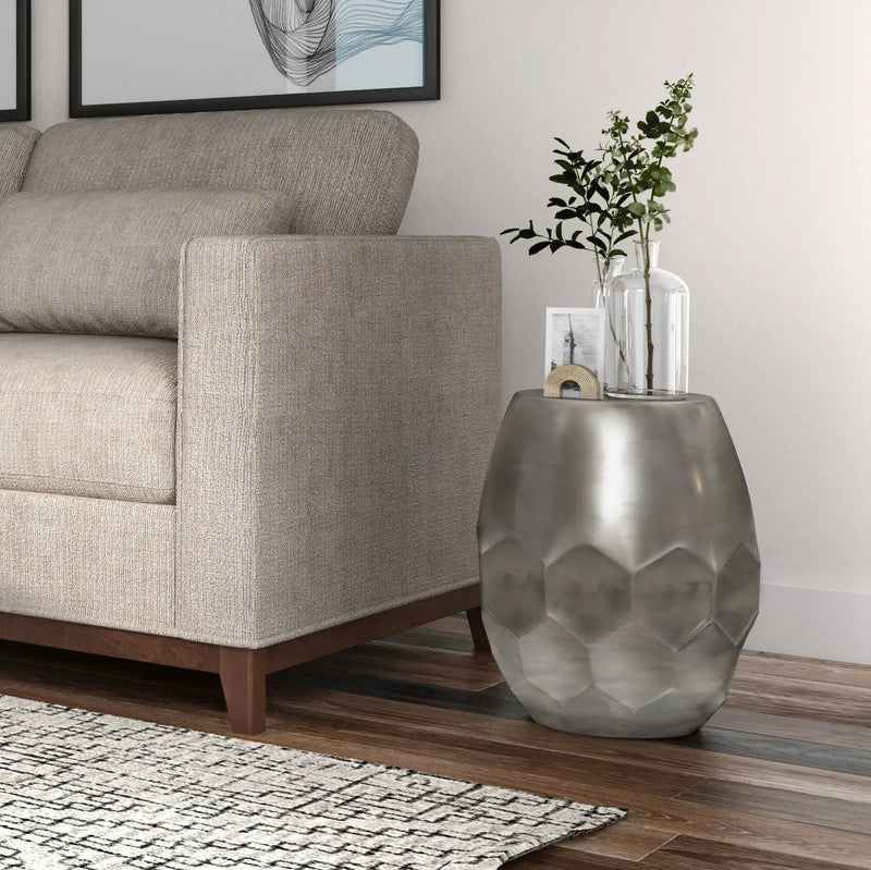 Flanigan - Hand Crafted Metal Accent Table by HouseOfZazla