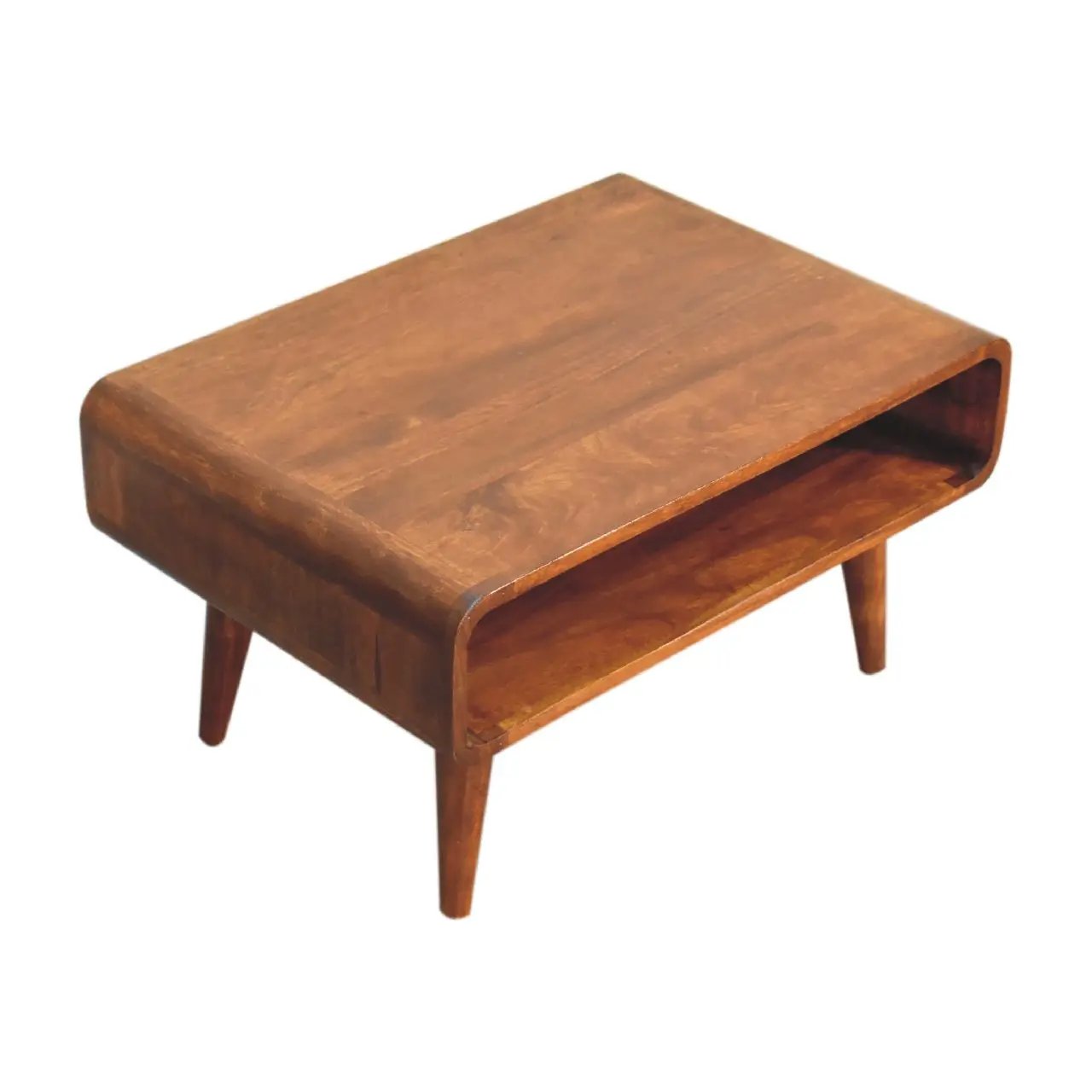 Solid Wood Open Media Unit by Unique Piece Furniture
