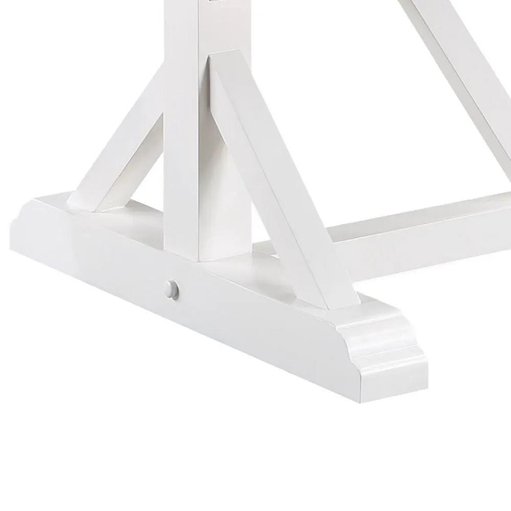Hollyn - Dining Table With Engineered Stone Top - Engineered Stone & White by Unique Piece Furniture
