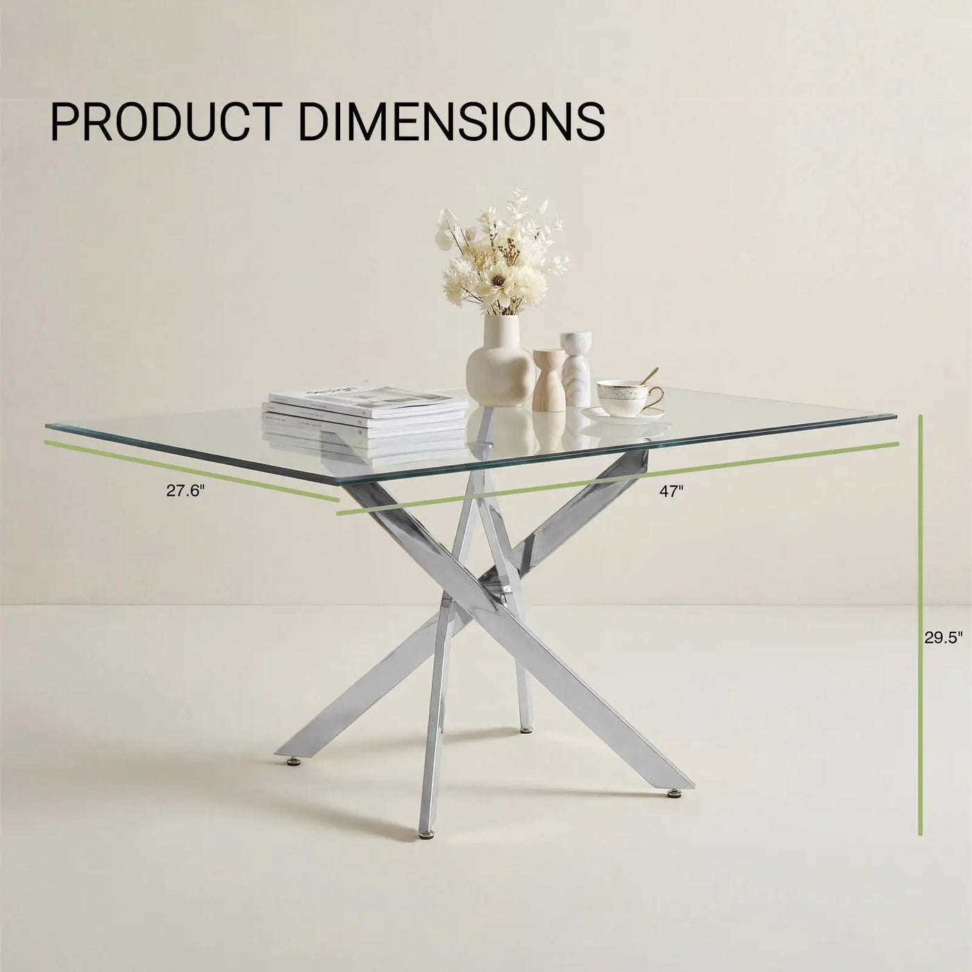 Modern Rectangular Table For Dining Room by HouseOfZazla