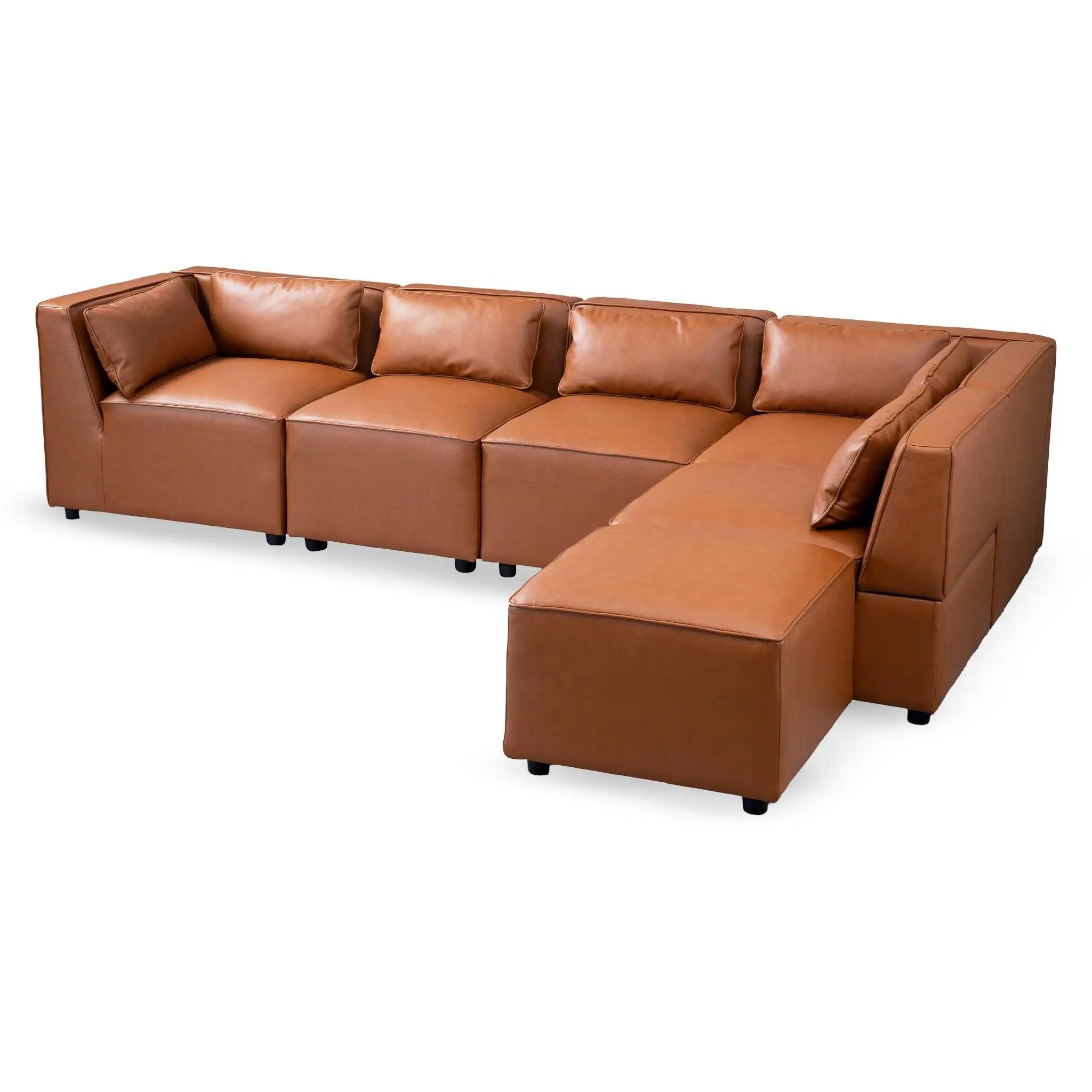 Wexford - Modular Sofa - Cognac by Unique Piece Furniture