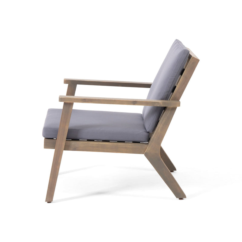 Outdoor Club Chair With Cushion by HouseOfZazla