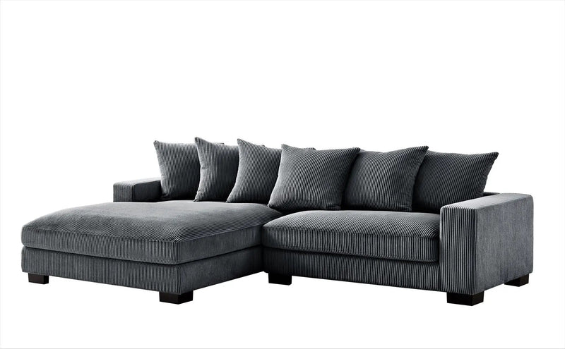 Luxe - Oversized 2 Piece Sectional Couches For Living Room, L Shaped Sofa With Chaise by HouseOfZazla