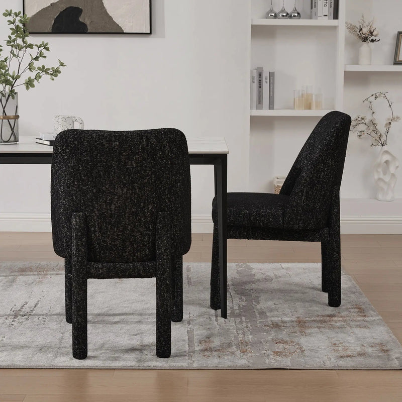 Wide Minimalist Dining Chair