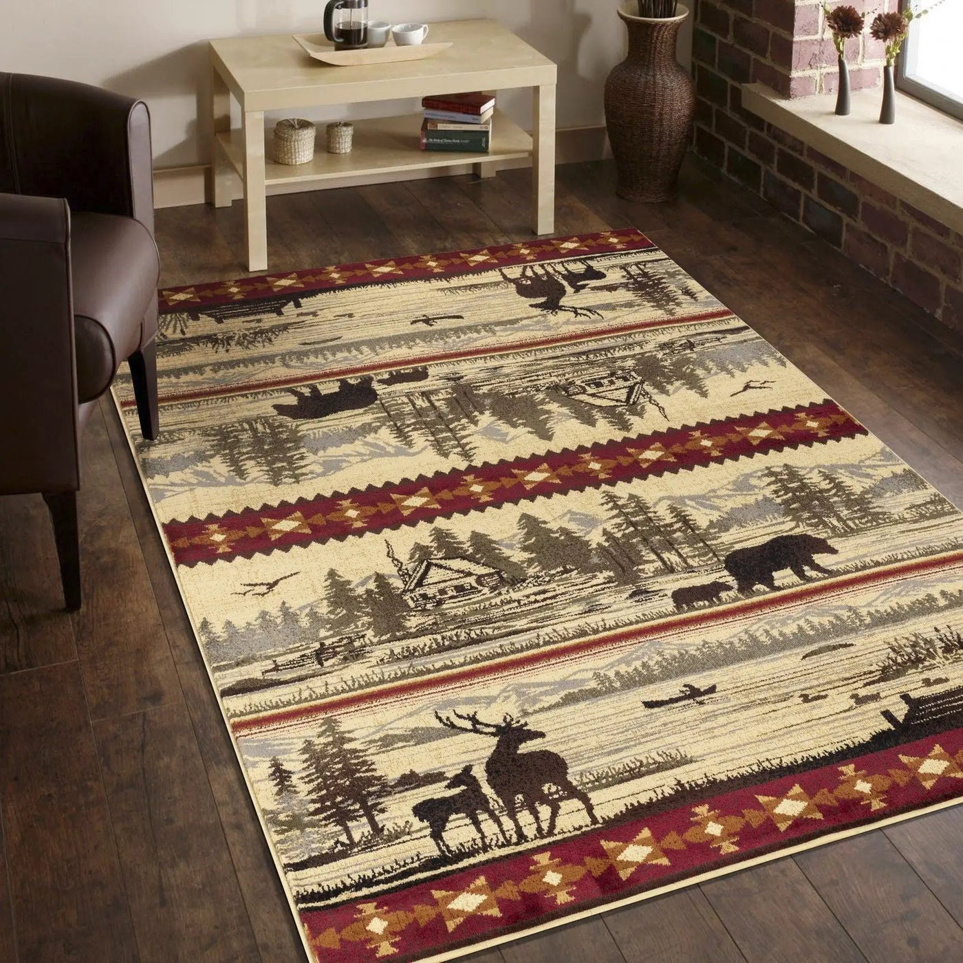 Nature's Nest - GC_CBL3005 Lodge Area Rug by Unique Piece Furniture