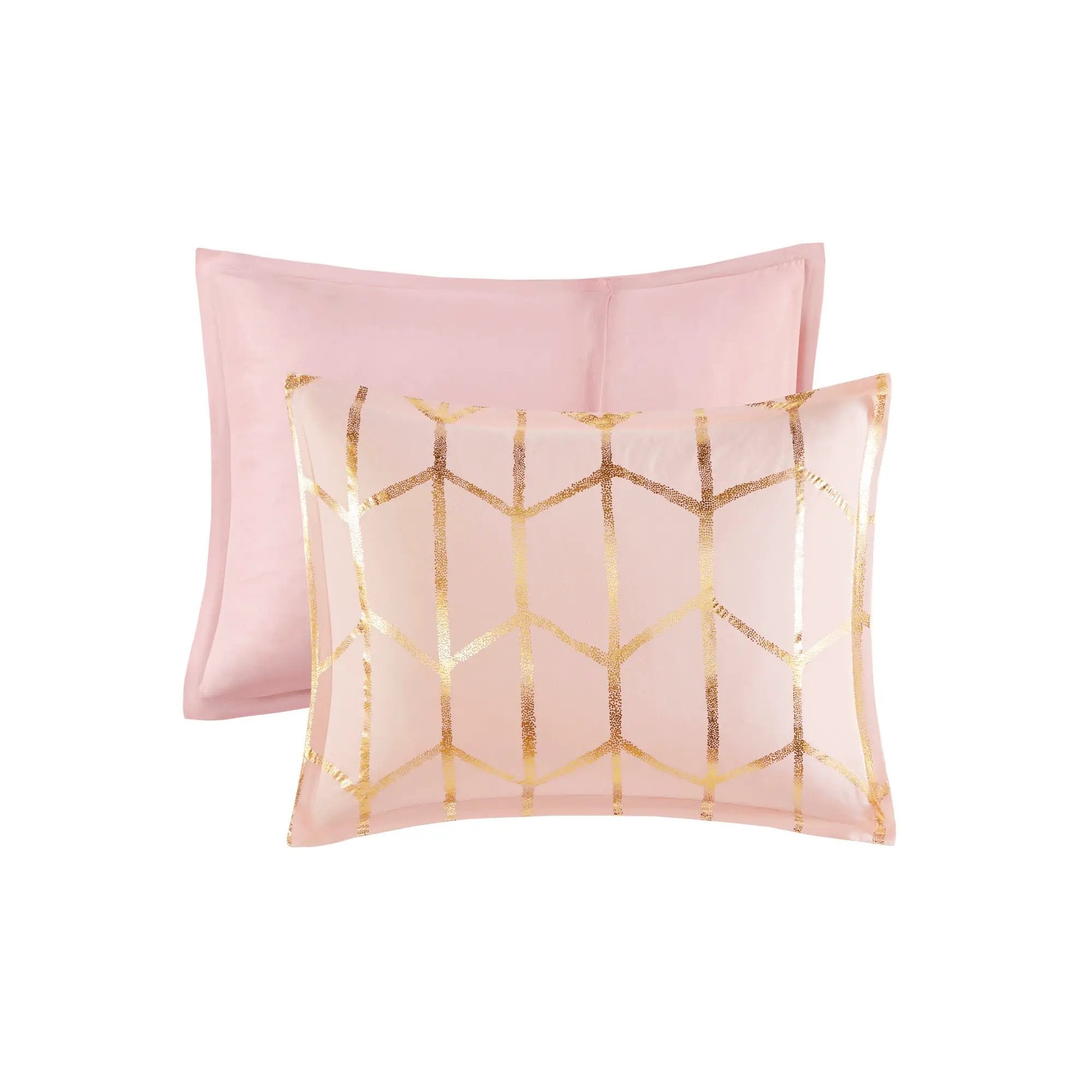 4-Piece Twin/Twin XL 100% Polyester Brushed Printed Comforter Set by HouseOfZazla