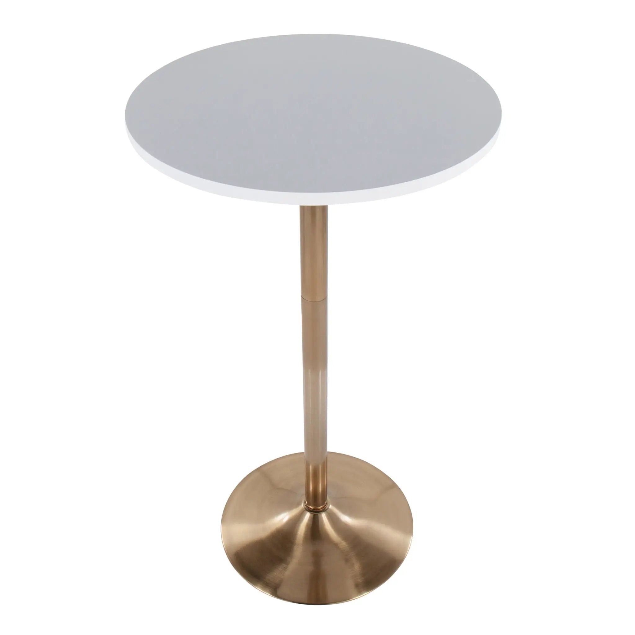 Pebble - Contemporary & Glam Adjustable Dining / Bar Table by Unique Piece Furniture
