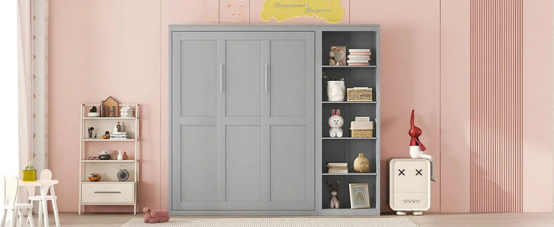 Murphy Wall Bed With Shelves by HouseOfZazla