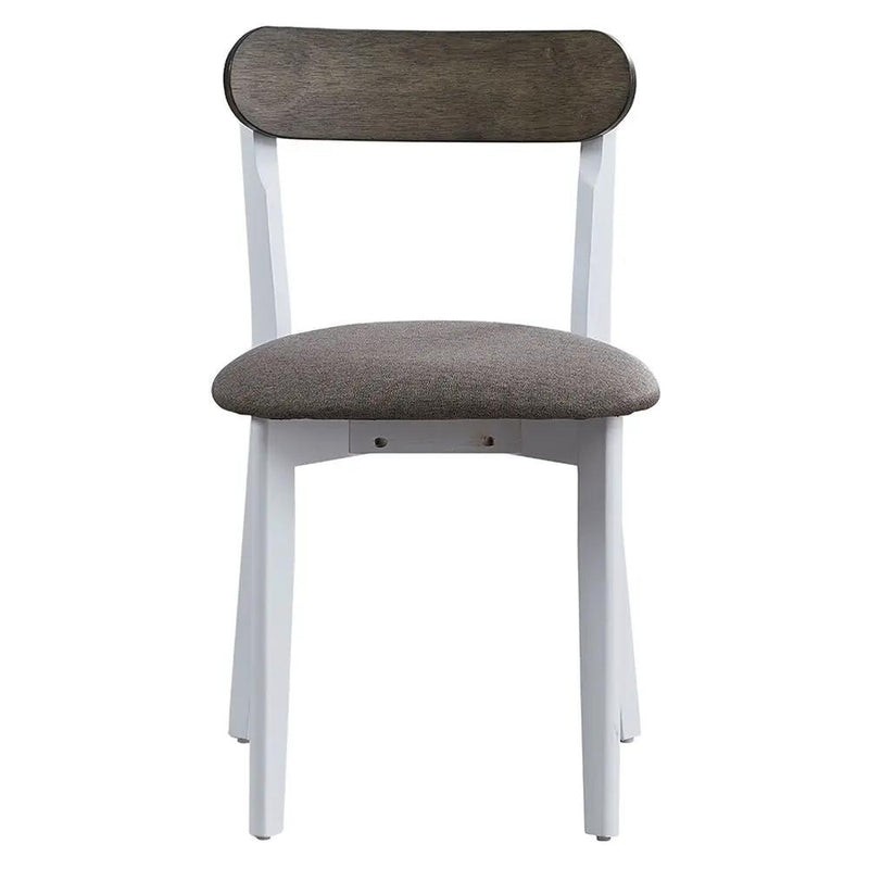 Fidelity - 5 Piece Dining Set - White & Gray by Unique Piece Furniture