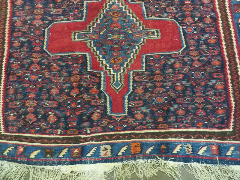 4' X 5' Antique Handmade Turkish Wool Kilim Flat weave Rug Blanket Tribal by Jewel Rugs