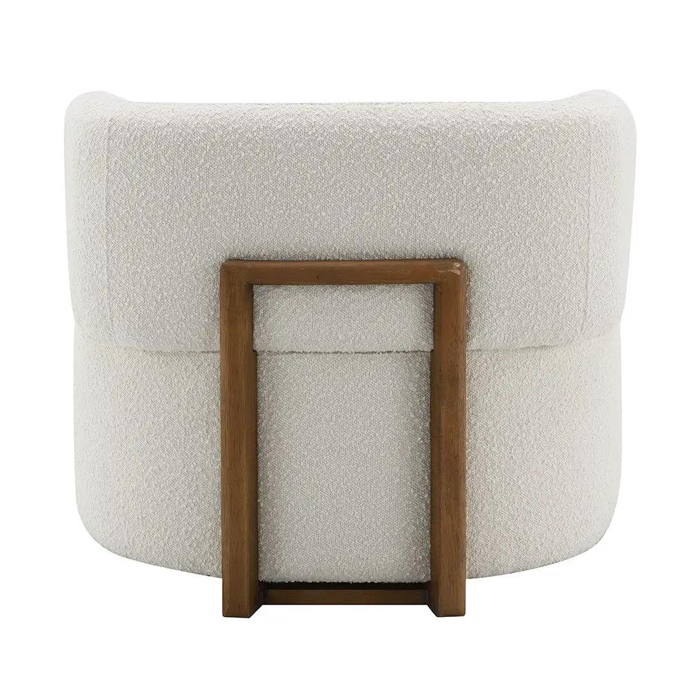 Darius - Accent Chair With Pillow - Beige Boucle by Unique Piece Furniture