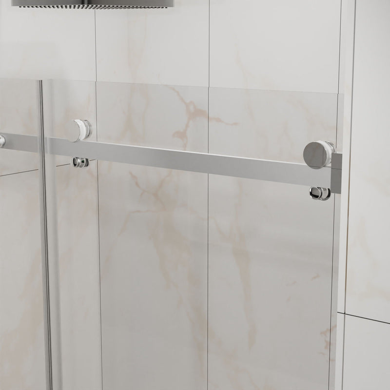 Frameless Tub Sliding Shower Door With Easy Clean Coating by HouseOfZazla