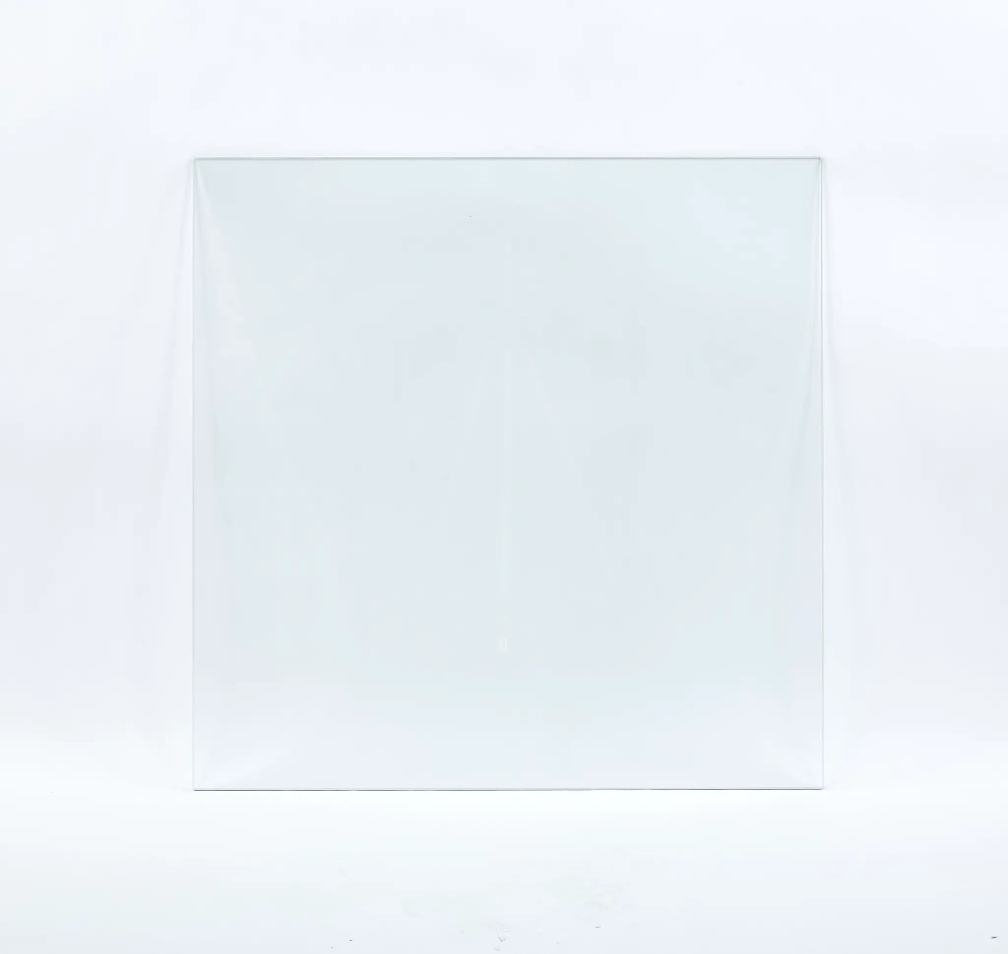 Tempered Clear Glass Top 80CM Square Dining Table by HouseOfZazla