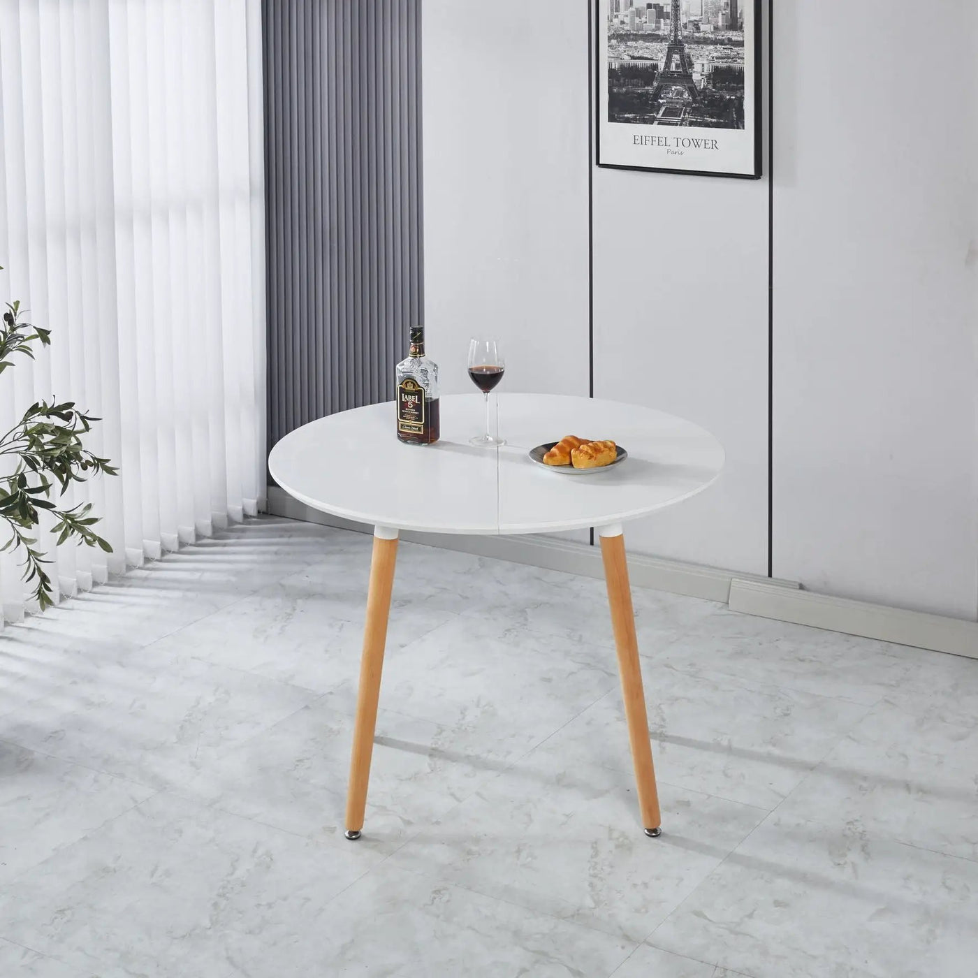 Extensible Table, Dining Table, Office Table, Coffee Table Metal Leg by Unique Piece Furniture
