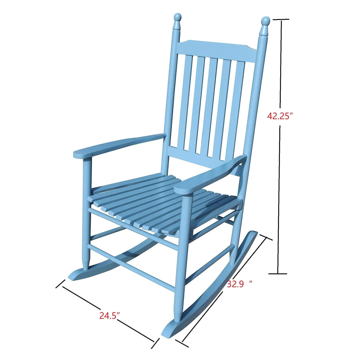 Wooden Porch Rocker Chair by Unique Piece Furniture