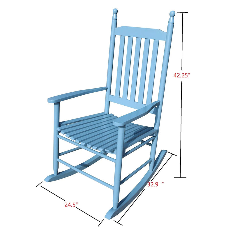 Wooden Porch Rocker Chair by HouseOfZazla