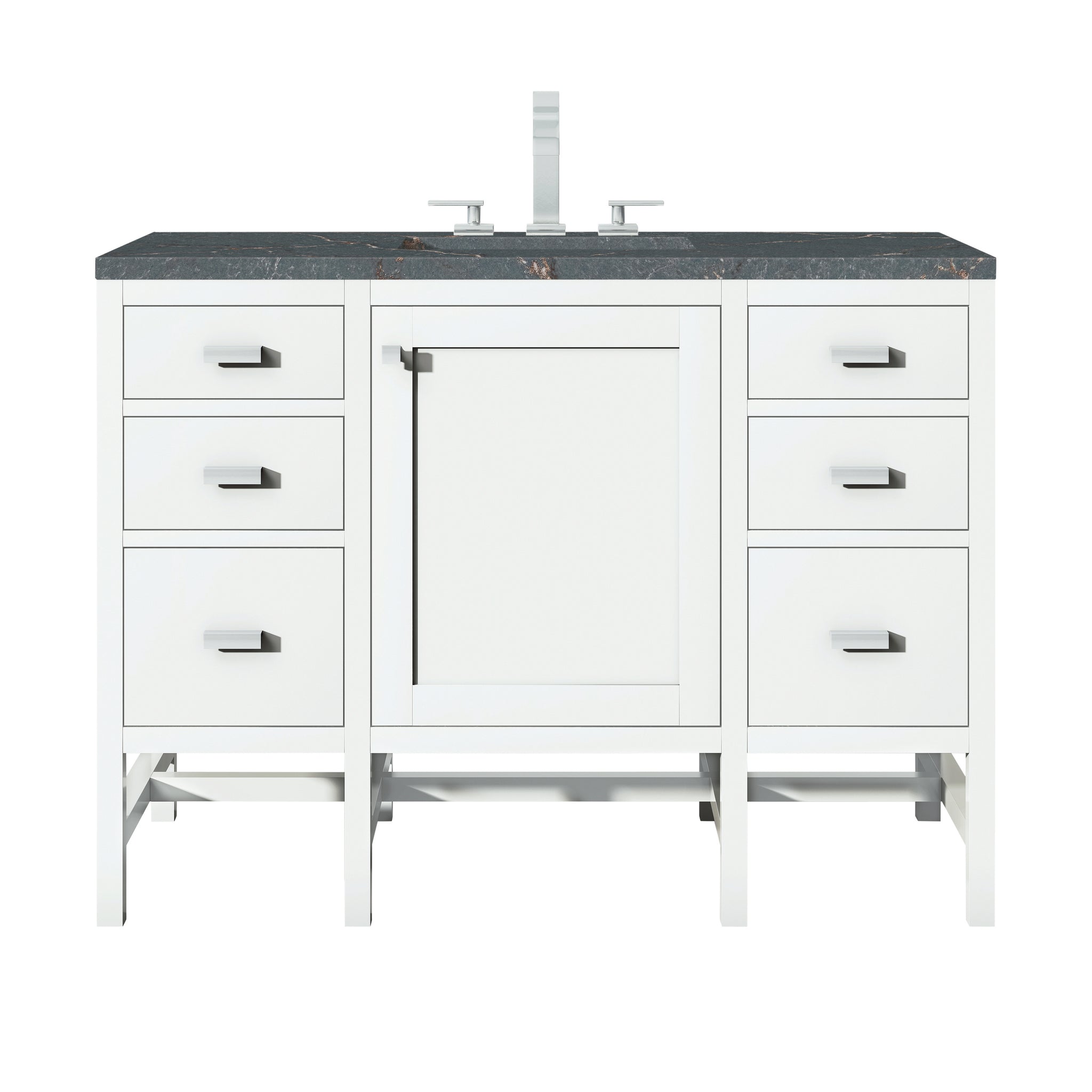 James Martin Addison 48" Single Bathroom Vanity, Glossy White, view 34