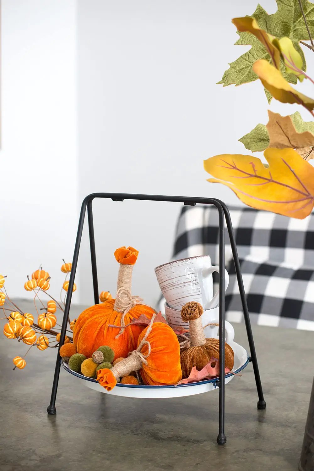 Pumpkin Ornament For Holiday Harvest Festival Fall Festival & Thanksgiving (Set of 6) by Unique Piece Furniture