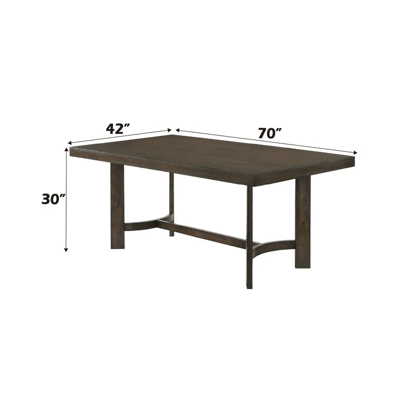 Farren - Weathered Dining Table - Oak by Unique Piece Furniture