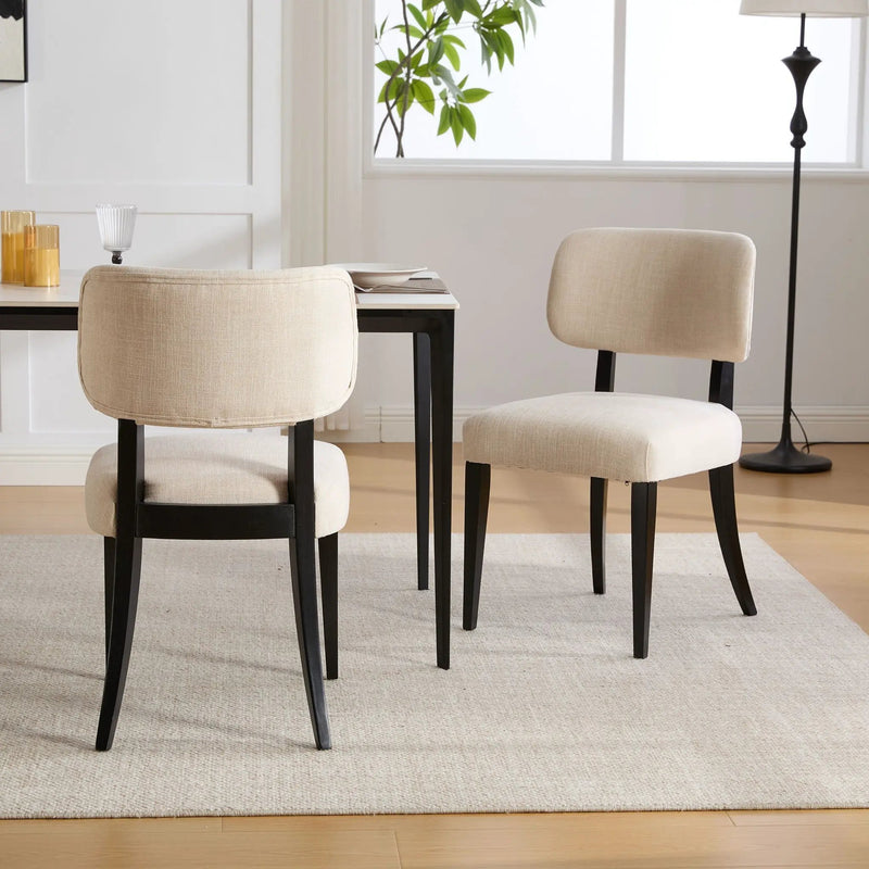 Kitchen Dining Chairs (Set of 2) - Cream by Unique Piece Furniture