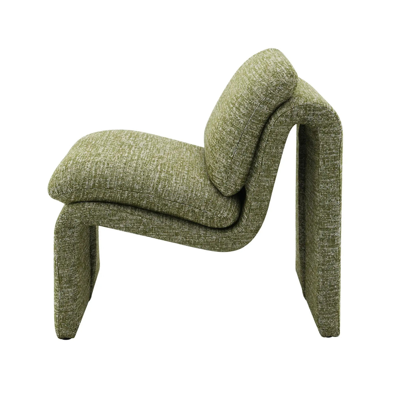 Jaeda - Innovative Elegance Accent Chair In Curved Shape by HouseOfZazla