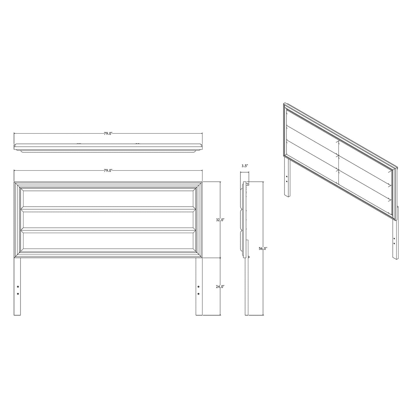 Adelaide - Bed With LED by HouseOfZazla