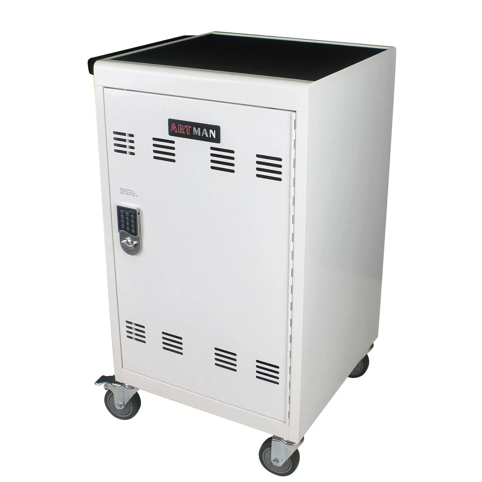 Mobile Charging Cart And Cabinet For Tablets Laptops 30 Device With Combination Lock by HouseOfZazla